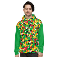 Guyana Flag Camo Unisex Hoodie - Conscious Apparel Store