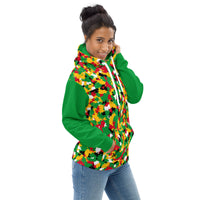 Guyana Flag Camo Unisex Hoodie - Conscious Apparel Store