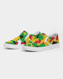 Guyana Flag Camo Women's Slip - On Canvas Shoe - Conscious Apparel Store