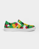 Guyana Flag Camo Women's Slip - On Canvas Shoe - Conscious Apparel Store