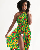 Guyana Flag Camouflage Swim Cover Up - Conscious Apparel Store