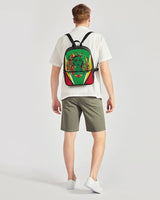 Guyana Flag Classic Faux Leather Backpack - Conscious Apparel Store