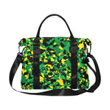 Jamaica Flag Camo Large Capacity Duffle Bag - Conscious Apparel Store