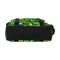 Jamaica Flag Camo Large Capacity Duffle Bag - Conscious Apparel Store