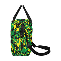 Jamaica Flag Camo Large Capacity Duffle Bag - Conscious Apparel Store