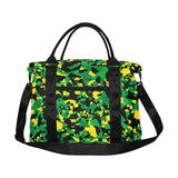 Jamaica Flag Camo Large Capacity Duffle Bag - Conscious Apparel Store