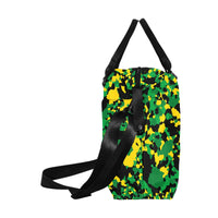 Jamaica Flag Camo Large Capacity Duffle Bag - Conscious Apparel Store