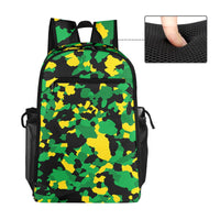 Jamaica Flag Camo Leisure Sports Backpack - Conscious Apparel Store