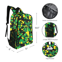 Jamaica Flag Camo Leisure Sports Backpack - Conscious Apparel Store