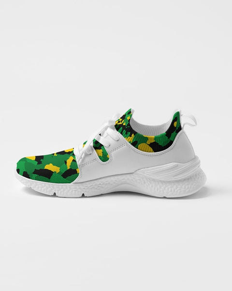 Jamaica Flag Camo Men's Two - Tone Sneaker - Conscious Apparel Store