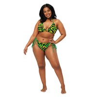 Jamaica Flag Camo string bikini - Conscious Apparel Store