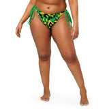 Jamaica Flag Camo string bikini bottom - Conscious Apparel Store