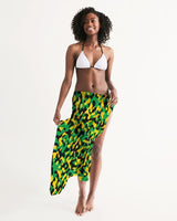 Jamaica Flag Camo Swim Cover Up - Conscious Apparel Store