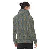 Nubia Ankh Cross (Blue) Unisex Hoodie (6 Colors Available) - Conscious Apparel Store