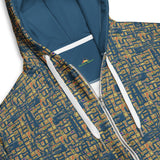 Nubia Ankh Cross (Blue) Unisex zip hoodie (6Colors Available) - Conscious Apparel Store