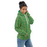 Nubia Ankh Cross (Green) Unisex Hoodie (6 Colors Available) - Conscious Apparel Store