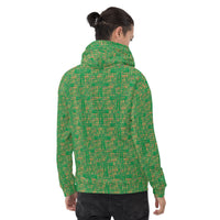 Nubia Ankh Cross (Green) Unisex Hoodie (6 Colors Available) - Conscious Apparel Store