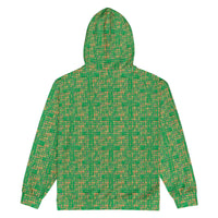 Nubia Ankh Cross (Green) Unisex zip hoodie (6Colors Available) - Conscious Apparel Store