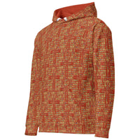 Nubia Ankh Cross (Red - Rust) Unisex Hoodie (6 Colors Available) - Conscious Apparel Store