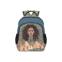 Nubia Girl Hieroglyphs Multifunctional Backpack (6 Colors Available) - Conscious Apparel Store