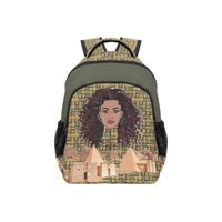 Nubia Girl Hieroglyphs Multifunctional Backpack (6 Colors Available) - Conscious Apparel Store