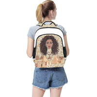 Nubia Girl Hieroglyphs Multifunctional Backpack (6 Colors Available) - Conscious Apparel Store