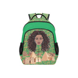 Nubia Girl Hieroglyphs Multifunctional Backpack (6 Colors Available) - Conscious Apparel Store