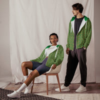 Nubia (Green) Unisex zip hoodie (6Colors Available) - Conscious Apparel Store