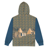 Nubia Pyramids II (Blue) Unisex zip hoodie (6Colors Available) - Conscious Apparel Store