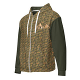 Nubia Pyramids II (Olive) Unisex zip hoodie (6Colors Available) - Conscious Apparel Store