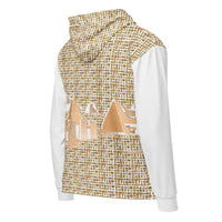 Nubia Pyramids II (White) Unisex zip hoodie (6Colors Available) - Conscious Apparel Store