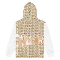 Nubia Pyramids II (White) Unisex zip hoodie (6Colors Available) - Conscious Apparel Store