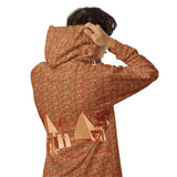 Nubia Pyramids (Red - Rust) Unisex zip hoodie (6Colors Available) - Conscious Apparel Store