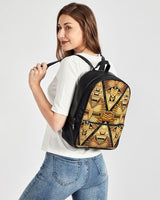 Nubian II Classic Faux Leather Backpack - Conscious Apparel Store