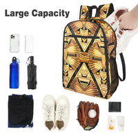 Nubian II Gold Leisure Sports Backpack - Conscious Apparel Store