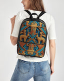 Nubian III Classic Faux Leather Backpack - Conscious Apparel Store