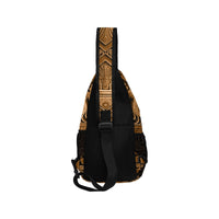 Nubian III gold Men's Casual Chest Bag - Conscious Apparel Store