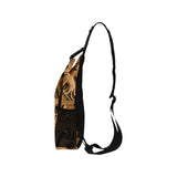 Nubian III gold Men's Casual Chest Bag - Conscious Apparel Store