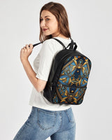 Nubian IV Classic Faux Leather Backpack - Conscious Apparel Store