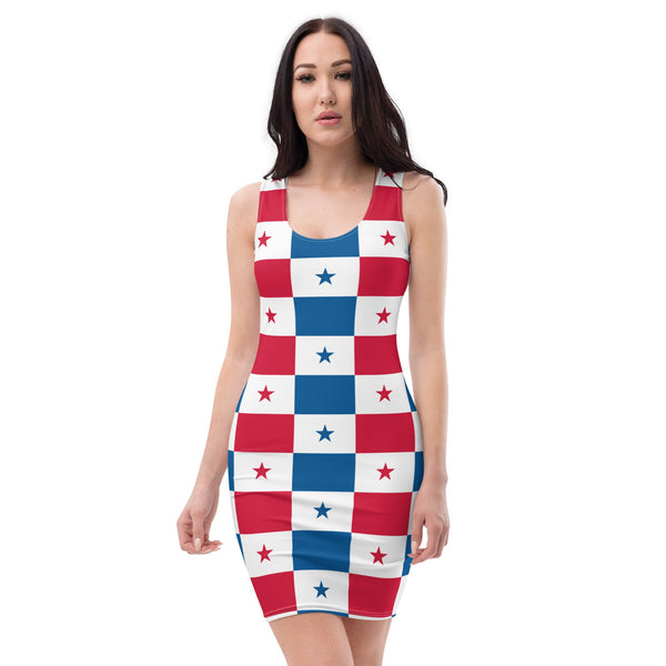 Panama Flag Bodycon dress - Conscious Apparel Store