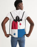 Panama Flag Canvas Drawstring Bag - Conscious Apparel Store