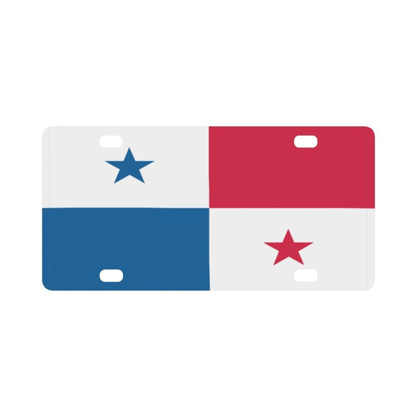 Panama Flag Classic License Plate - Conscious Apparel Store