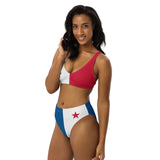 Panama Flag High - waisted bikini - Conscious Apparel Store