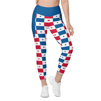 Panama Flag Leggings with pockets - Conscious Apparel Store