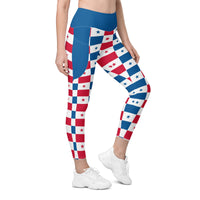 Panama Flag Leggings with pockets - Conscious Apparel Store