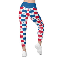 Panama Flag Leggings with pockets - Conscious Apparel Store