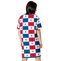 Panama Flag T-shirt dress - Conscious Apparel Store