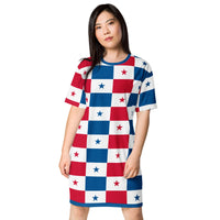 Panama Flag T-shirt dress - Conscious Apparel Store