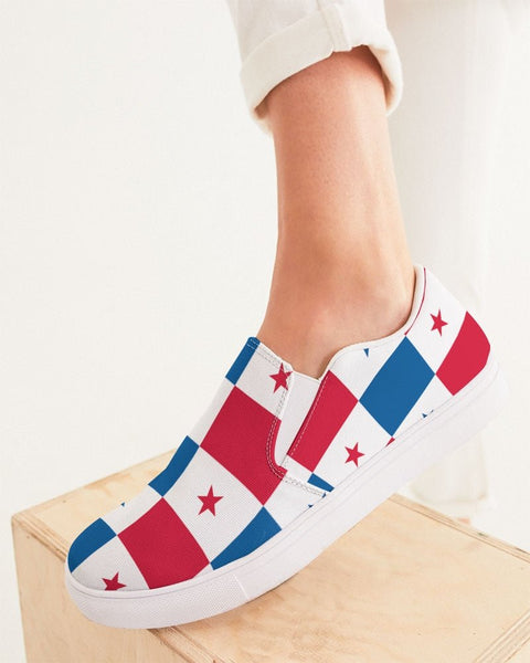 Panama Flag Women's Slip - On Canvas Shoe - Conscious Apparel Store