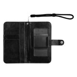 Rastafarian Flag Leaf Flip Leather Purse for Mobile Phone/Large - Conscious Apparel Store